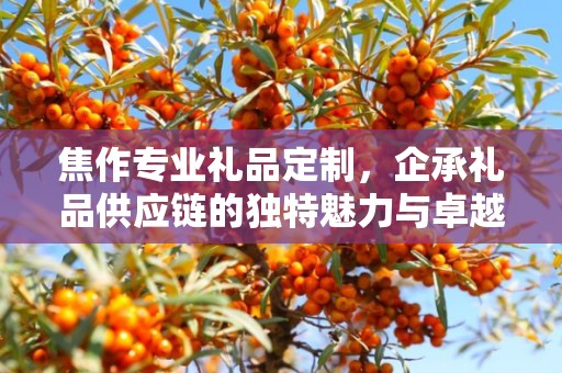 焦作专业礼品定制，企承礼品供应链的独特魅力与卓越服务